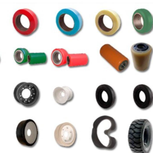 Venta de ruedas montacargas estibadores y apiladores